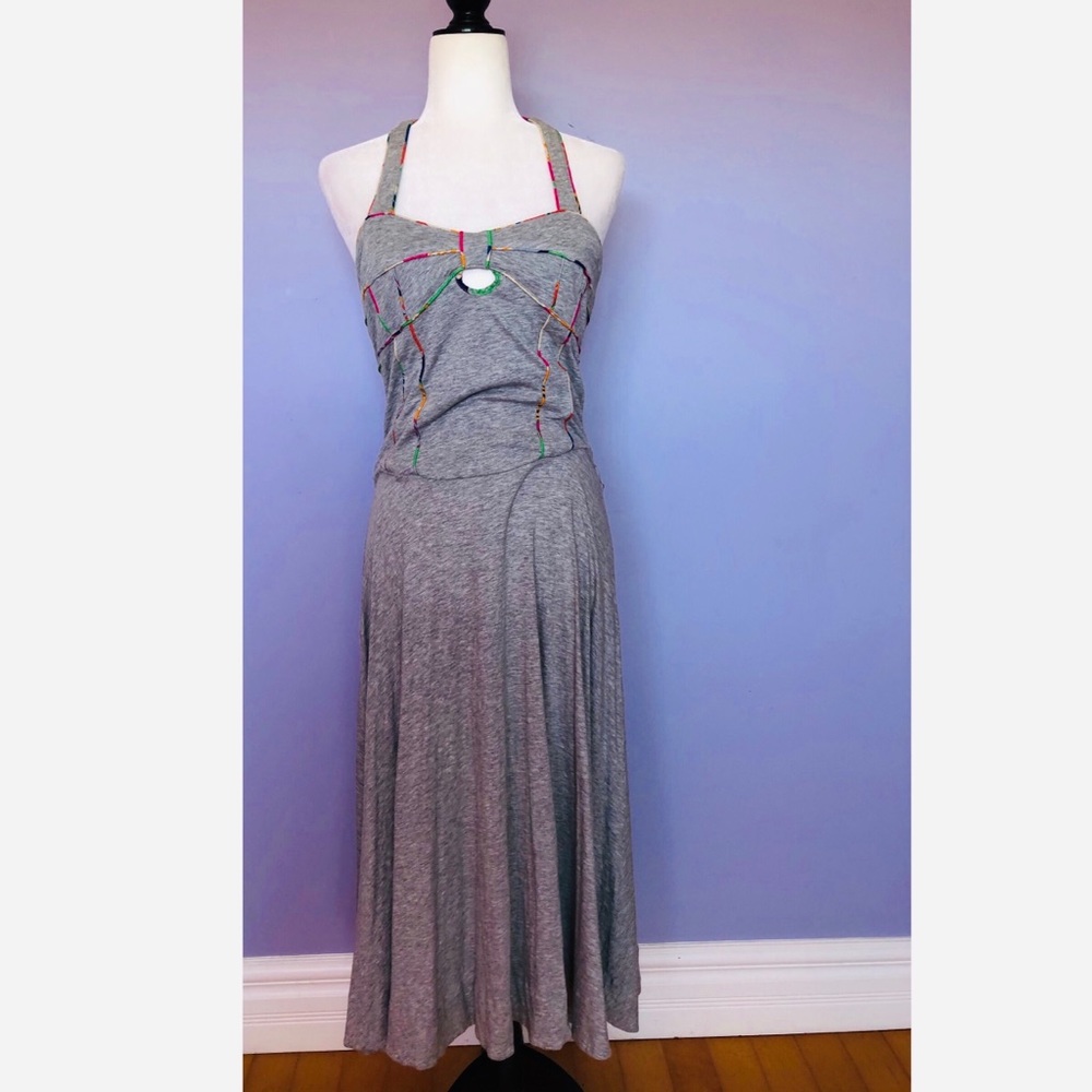 Marc Jacobs grey jersey halter dress - Picture 2 of 7